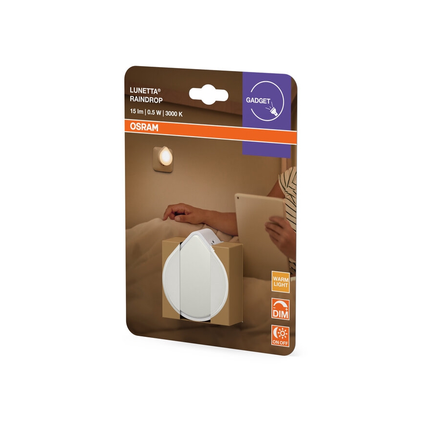 Osram - Luce notturna LED dimmerabile da spina LUNETTA LED/0,5W/230V