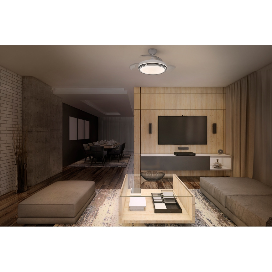 Osram - Plafonnier LED dimmable avec ventilateur LEVECHE LED/36W/230V 3000/4000/6500K + télécommande