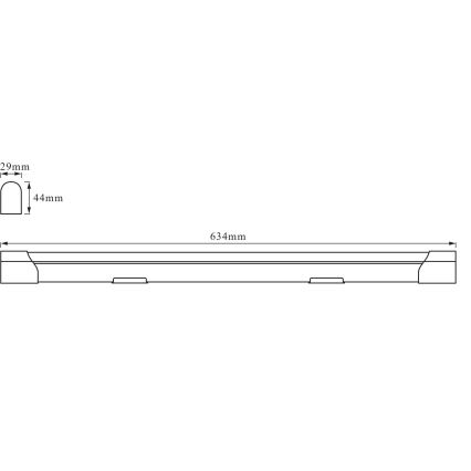 Osram - Luminaire LED sous-meuble BATTEN LED/10W/230V 60 cm