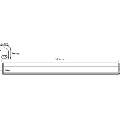Osram - luminaire LED sous-meuble BATTEN LED/8W/230V 4000K 57,3 cm