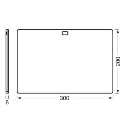 Osram - Luminaire sous-meuble LED dimmable avec détecteur de mouvement UNDERCABINET LED/7,5W/230V 3000/4000/6500K 20x30 cm blanc