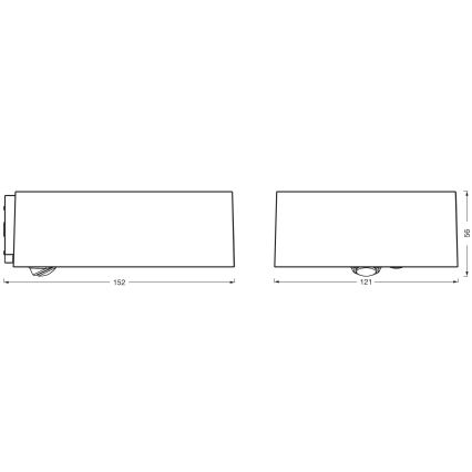 Osram - Applique murale solaire LED dimmable avec détecteur ENDURA STYLE LED/10,7W/4,2V 2000 mAh IP65 anthracite