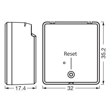 Osram - Modulo per interruttore a 1 pulsante SMART+ 230V Wi-Fi