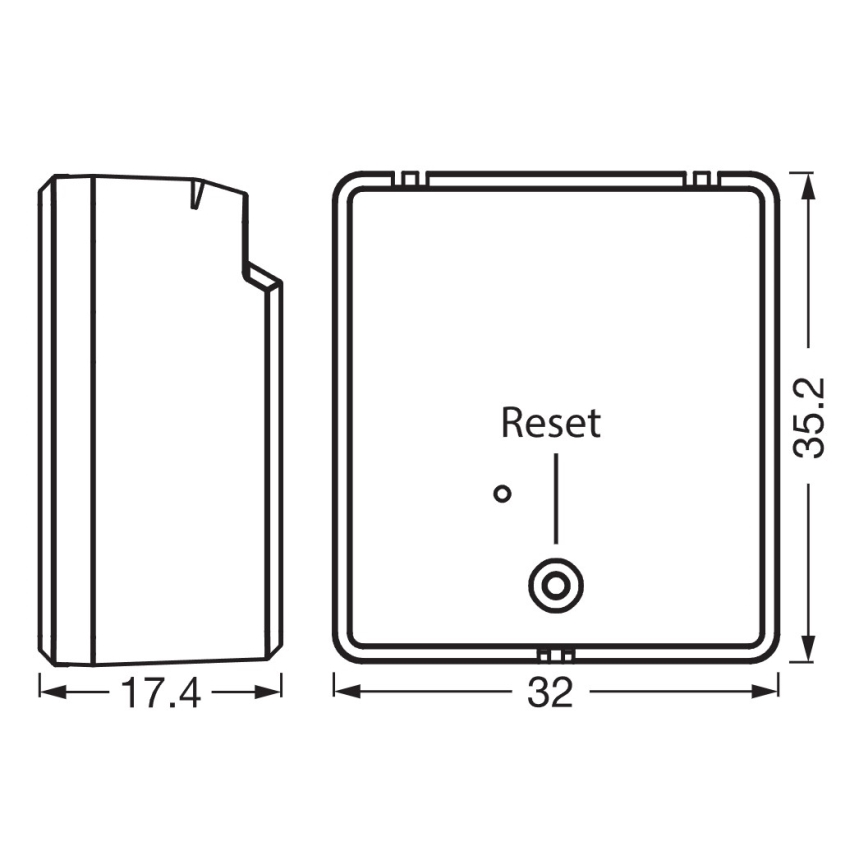 Osram - Modulo per interruttore a 1 pulsante SMART+ 230V Wi-Fi