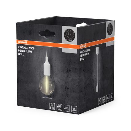 Osram - Netzkabel PENDULUM BELL 1xE27/15W/230V weiß