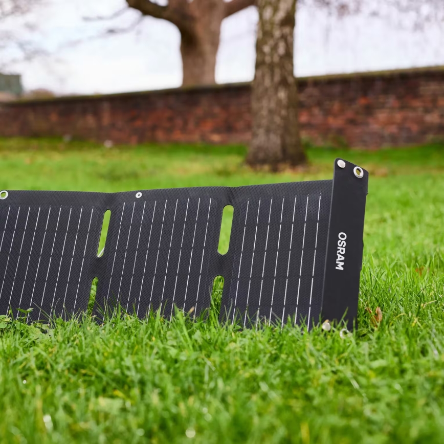 Osram - Pannello solare per ricarica indipendente BATTERY CHARGE SOLAR 20W IP65