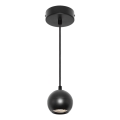 Osram - Pendelleuchte an Kabel SPOT SPHERAL 1xGU10/6W/230V schwarz