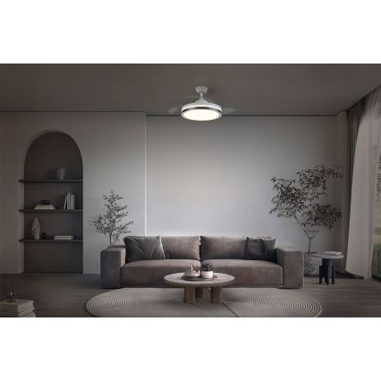Osram - Ventilatore da soffitto LED/66W/230V 3000/4000/6500K bianco + telecomando