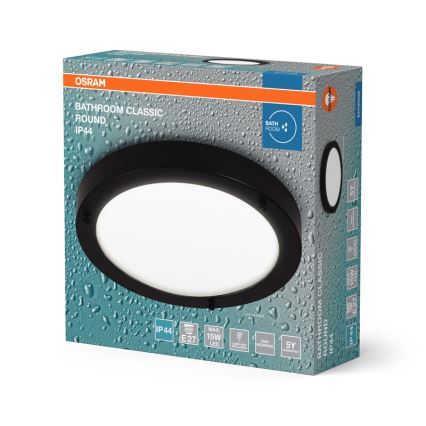 Osram - Plafoniera da bagno BATHROOM CLASSIC 1xE27/15W/230V Ø 31 cm IP44