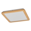 Osram - Plafoniera da bagno LED ORBIS DISC LED/22W/230V 3000/4000K 30x30 cm IP44 marrone