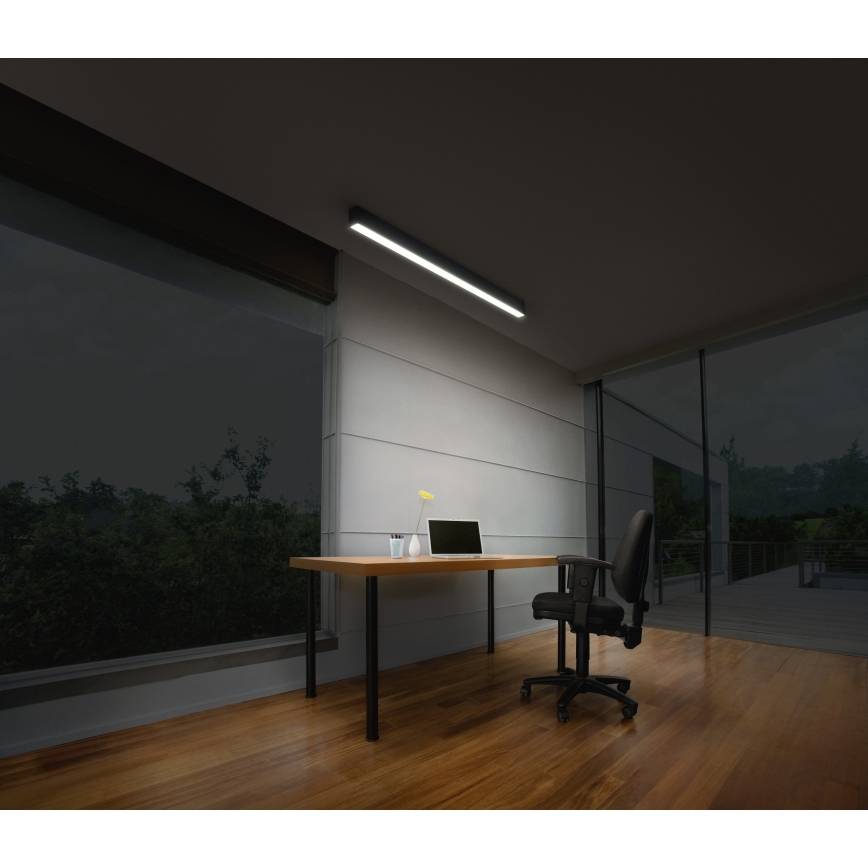 Osram - Plafoniera LED dimmerabile OFFICE LINE LED/11/20/30W/230V 4000K 112,6 cm nero