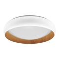 Osram - Plafoniera dimmerabile a LED ORBIS LIVIA LED/24W/230V Ø 43 cm bianco/marrone