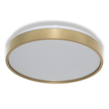 Osram - Plafoniera LED con sensore crepuscolare CEILING LUXO LED/18W/230V, diametro 32 cm, dorata