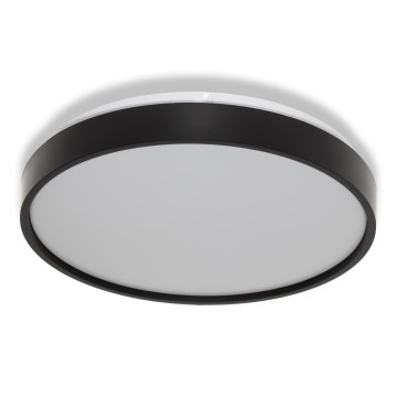 Osram - Plafoniera LED con sensore crepuscolare CEILING LUXO LED/18W/230V Ø 32 cm nera