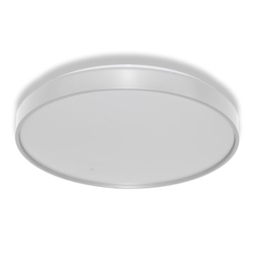 Osram - Plafoniera LED con sensore crepuscolare CEILING LUXO LED/24W/230V Ø 38 cm argento