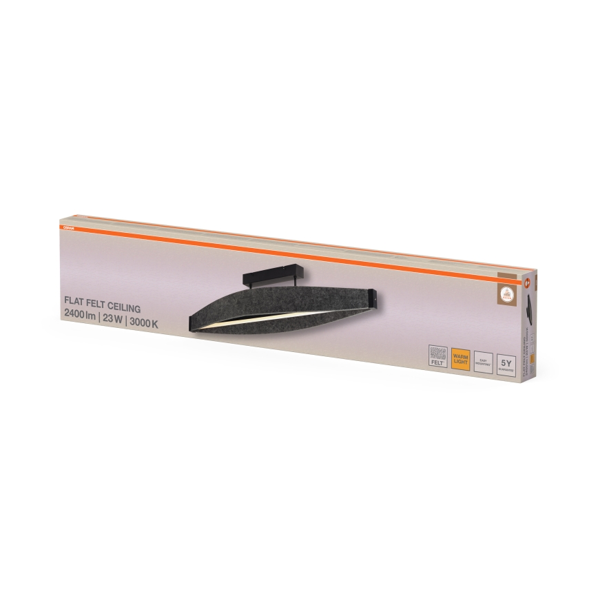 Osram - Plafoniera LED da soffitto DECOR FLAT LED/23W/230V grigio