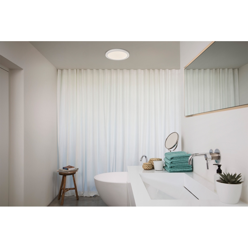 Osram - Plafoniera LED da soffitto per bagno ORBIS DISC LED/22W/230V 3000/4000K Ø 30 cm IP44 bianca