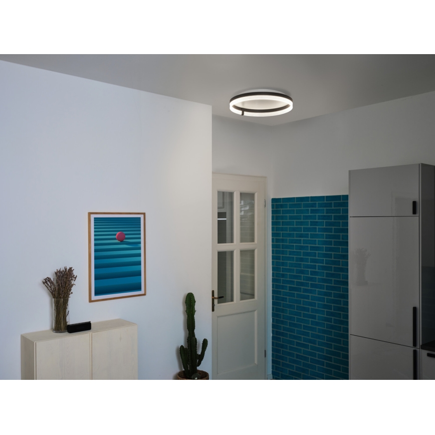Osram - Plafoniera LED DECOR CIRCLE LED/32W/230V 3000/4000/6500K Ø 50 cm nero/bianco