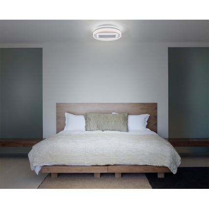 Osram - Plafoniera LED dimmerabile con ventilatore CEILING FAN LED/55W/230V 3000-6500K bianca + telecomando