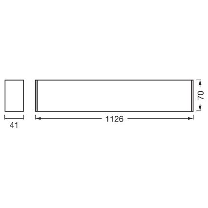 Osram - Plafoniera LED dimmerabile OFFICE LINE LED/11/20/30W/230V 4000K 112,6 cm bianca