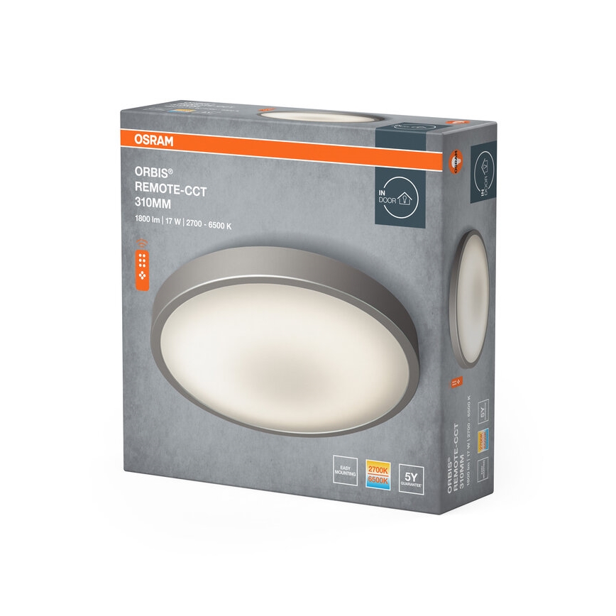 Osram - Plafoniera LED dimmerabile ORBIS LED/17W/230V 2700-6500 Ø 31 cm + telecomando