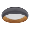 Osram - Plafoniera LED dimmerabile ORBIS LIVIA LED/16W/230V Ø 30 cm antracite/marrone
