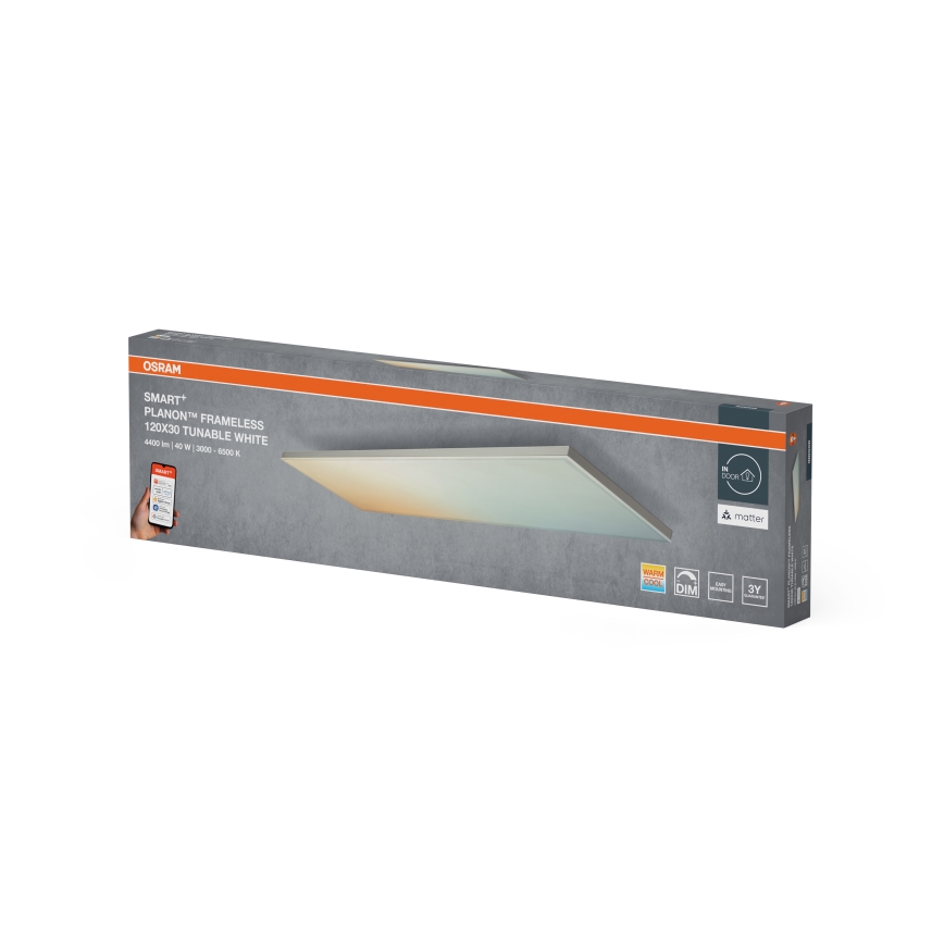 Osram - Plafoniera dimmerabile SMART+ FRAMELESS LED/40W/230V 3000-6500K Wi-Fi