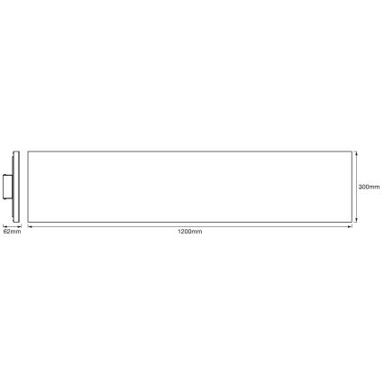 Osram - Plafoniera dimmerabile SMART+ FRAMELESS LED/40W/230V 3000-6500K Wi-Fi