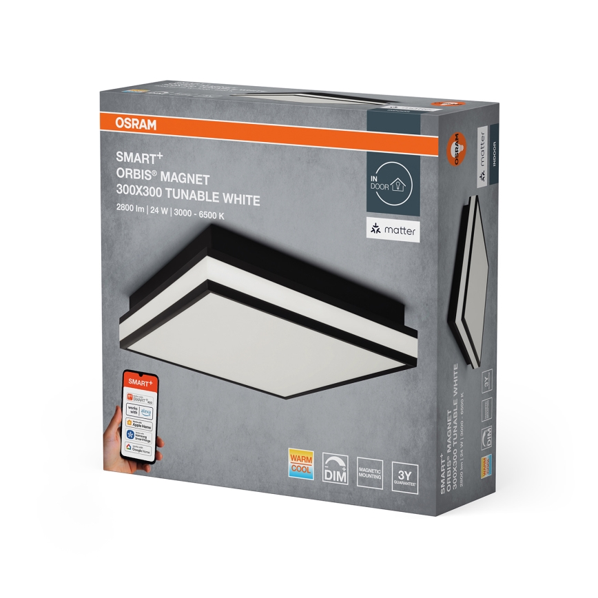 Osram - Plafoniera LED dimmerabile SMART+ MAGNET LED/24W/230V 30x30 cm 3000-6500K Wi-Fi