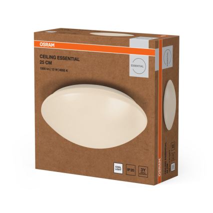 Osram - Plafoniera LED ESSENTIAL/13W/230V 4000K Ø 25 cm