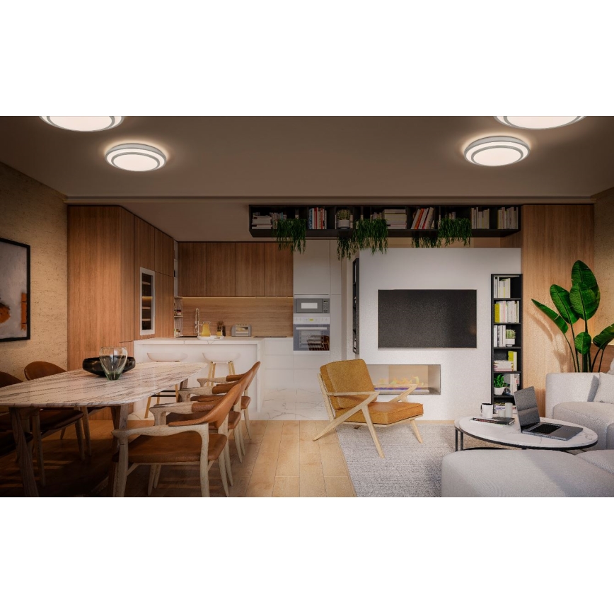 Osram - Plafoniera LED ORBIS BERLIN LED/16W/230V Ø 29,3 cm, argento