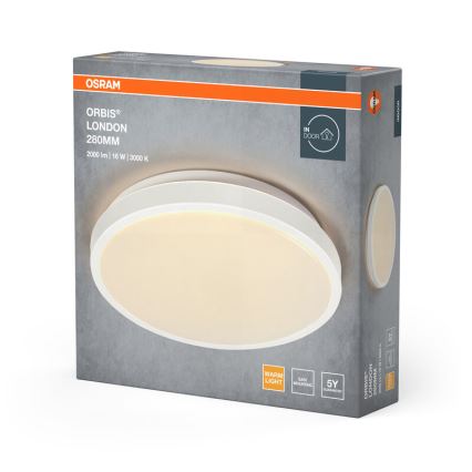 Osram - Plafoniera LED ORBIS LONDON LED/16W/230V Ø 28 cm bianca