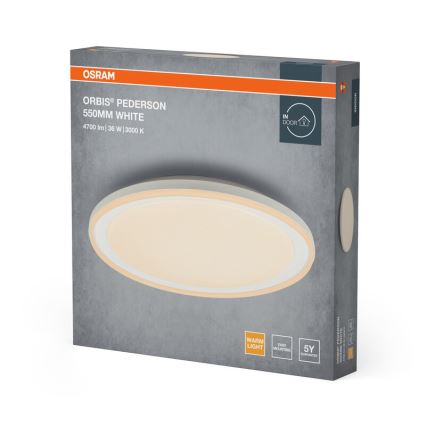 Osram - Plafoniera LED ORBIS PEDERSON LED/36W/230V Ø 55 cm bianca