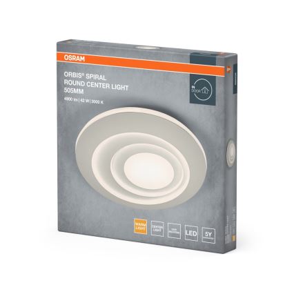 Osram - Plafoniera LED ORBIS SPIRAL LED/42W/230V Ø 50,5 cm bianca