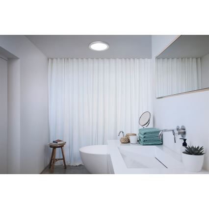 Osram - Plafoniera LED per bagno ORBIS DISC LED/22W/230V 3000/4000K Ø 30 cm IP44 cromo opaco