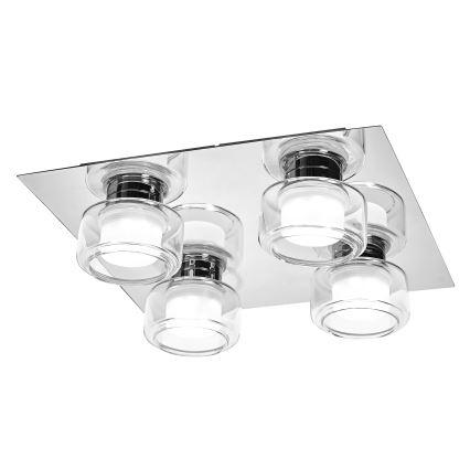 Osram - Plafoniera LED per bagno ORBIS FLAME 4xLED/5,5W/230V 3000/4000K IP44 cromo lucido