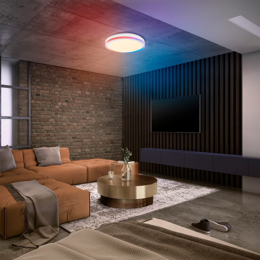 Osram - Plafoniera dimmerabile LED RGBW SMART+ MAGIC, 38W/230V, Ø 49 cm, bianco, 2700–6500K, Wi‑Fi