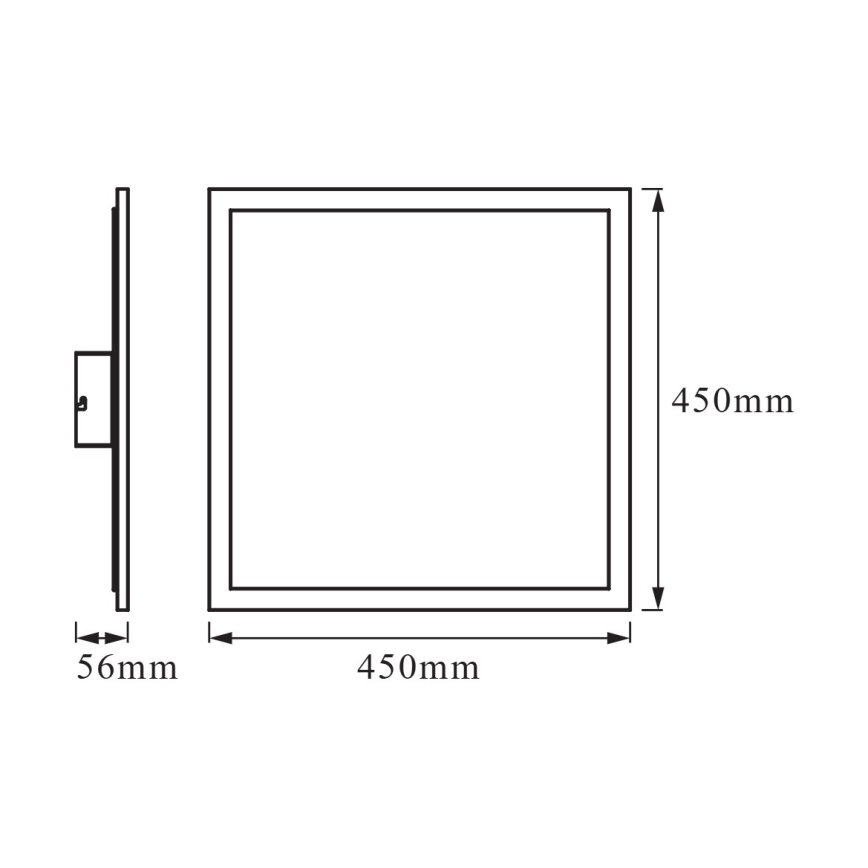 Osram - Plafoniera LED RGBW dimmerabile SMART+ PLANON LED/28W/230V 45x45 cm Wi-Fi