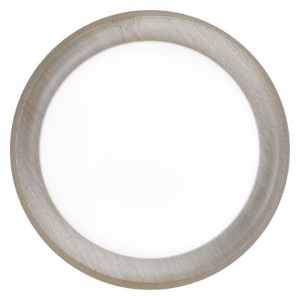 Osram - Plafoniera ORBIS MADRID 2xE27/10W/230V Ø 29 cm, finitura effetto legno