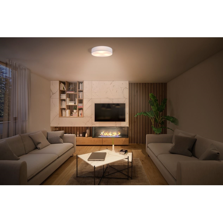 Osram - Plafoniera ORBIS PARIS 3xE27/25W/230V Ø 48 cm bianca