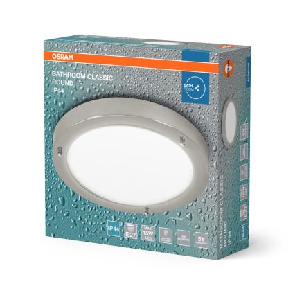 Osram - Plafoniera da bagno BATHROOM CLASSIC 1xE27/15W/230V Ø 31 cm IP44