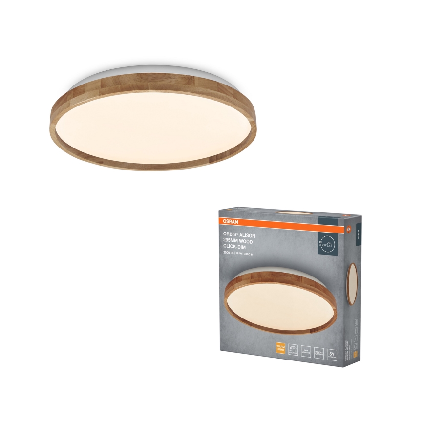 Osram - Plafonnier LED dimmable ORBIS ALISON LED/16W/230V Ø 29,5 cm beige