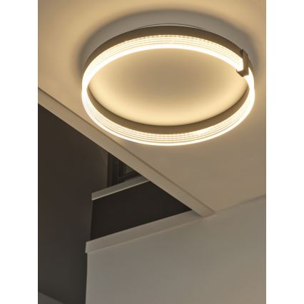Osram - Plafonnier LED DECOR CIRCLE LED/25W/230V 3000/4000/6500K Ø 40 cm noir/blanc