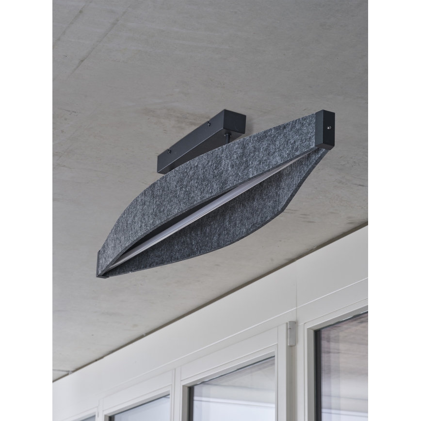 Osram - Plafonnier LED DECOR FLAT LED/23W/230V gris