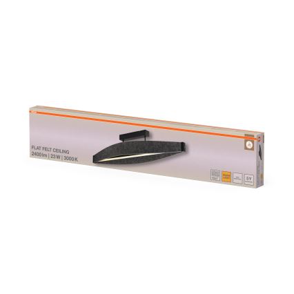 Osram - Plafonnier LED DECOR FLAT LED/23W/230V gris