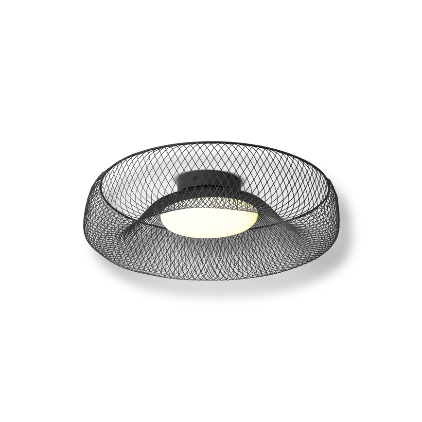 Osram - Plafonnier LED DECOR MESH LED/18,5W/230V Ø 30 cm noir