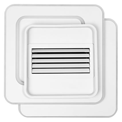 Osram - Plafonnier LED dimmable avec ventilateur de plafond, 55W/230V, 3000-6500K, blanc + télécommande