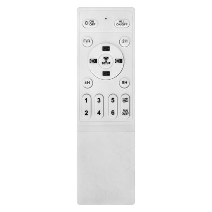 Osram - Plafonnier LED dimmable avec ventilateur de plafond, 55W/230V, 3000-6500K, blanc + télécommande