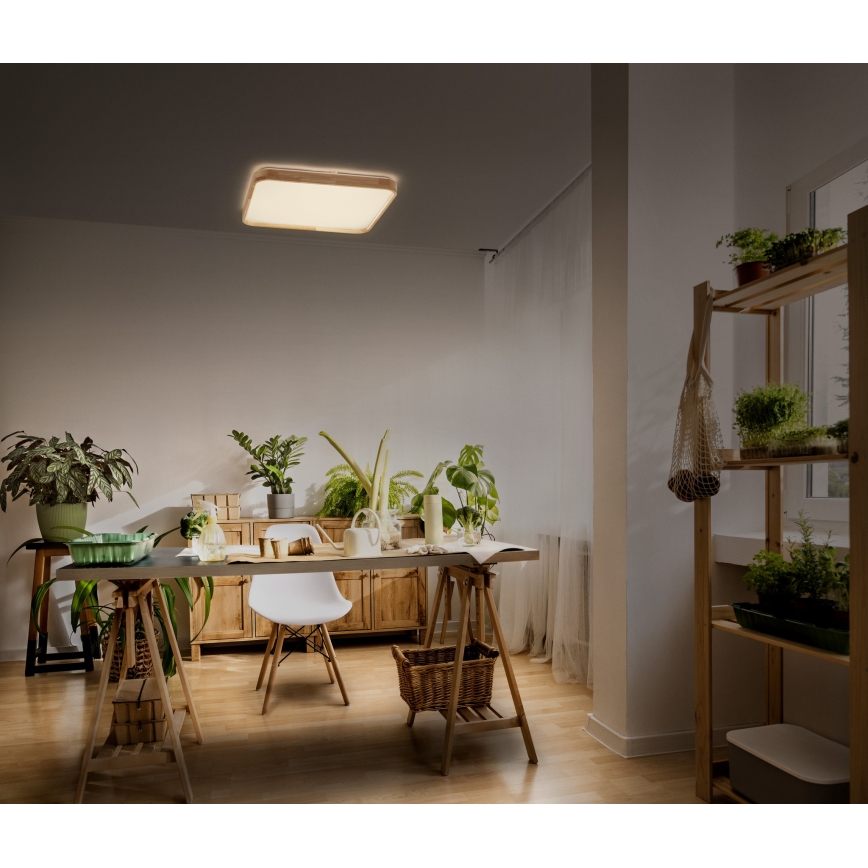 Osram - Plafonnier LED dimmable ORBIS ALICIA LED/16W/230V 29,2x29,2 cm beige