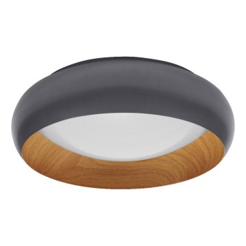 Osram - Plafonnier LED dimmable ORBIS LIVIA LED/16W/230V Ø 30 cm anthracite/marron